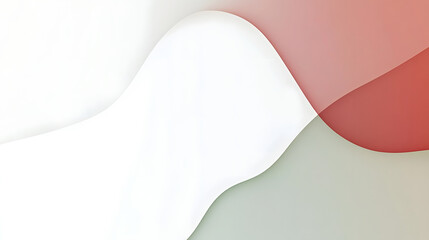 Fototapete - Abstract Minimal Geometric Pastel Gradient Backdrop with Fluid Organic Composition