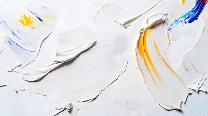Poster - Captivating Fluid Acrylic Brushstrokes in Vibrant Colorful Abstract Composition