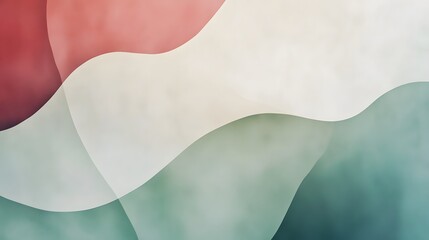 Poster - Mesmerizing Abstract Pastel Gradient Curves and Waves for Serene Background Texture