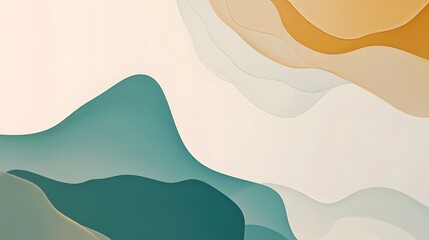Aufkleber - Surreal Landscape with Majestic Mountains Glowing Sun and Tranquil Ocean Waves