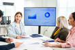 © Leny Studio - Team of professionals discussing over business project, Corporate business team and manager planning strategy. Discussing ideas. Business Consulting meeting working brainstorming new project finance