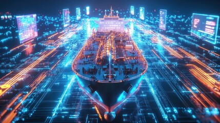 Poster - Digital Transformation Of A Modern Oil Tanker Ship