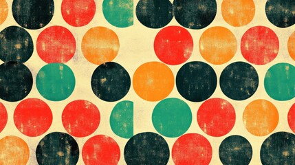 Poster - Abstract Colorful Circles Pattern Design
