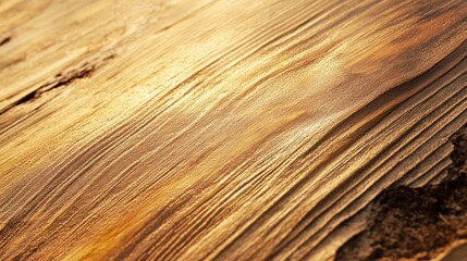 Poster - Golden Wood Grain Texture Background Image