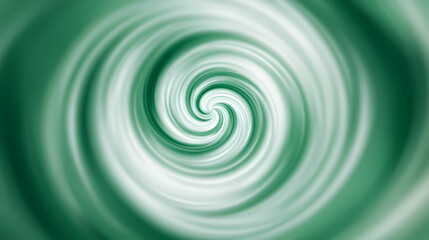 Poster - Swirling green abstract design creating a hypnotic effect on viewer. Generative AI