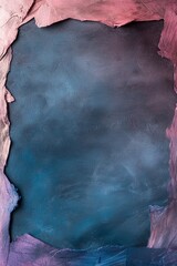 Poster - Deep jewel tones frame a clear central space, perfect for highlighting messages or artistic elements. The smoky textures add depth and richness, enhancing visual appeal