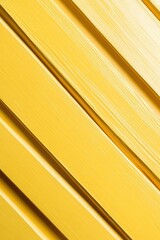 Poster - the design features thin diagonal and horizontal lines in different shades of yellow against a brigh