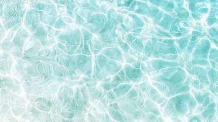 Poster - Calm water ripples create serene and tranquil atmosphere, reflecting light beautifully