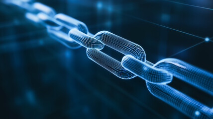 Poster - digital chain link.