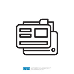 Poster - Identity Documents and Cards Representing Education and Information in Modern Design with Clean Lines and Minimalist Aesthetic