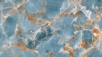 Poster - Blue Onyx Marble Texture Background Image
