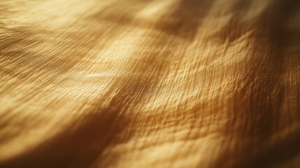 Poster - Golden Fabric Texture Showing Subtle Drape and Light