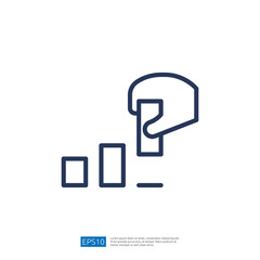 Poster - Hand Stacking Blocks To Represent Data Analysis Growth In A Strategic Business Environment Focusing On Progress And Performance Metrics