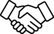 © MDMASUD - Handshake icon. Vector