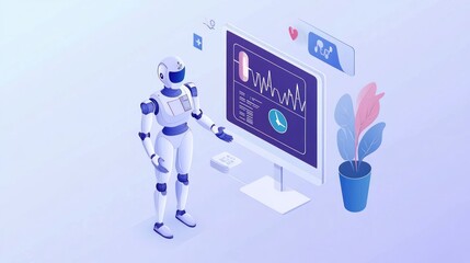 Poster - Medical Robot Assisting With Healthcare Data Analysis
