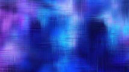 Poster - Abstract Blue Purple Crosshatched Texture Background