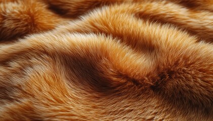 Wall Mural - Close up view of reddish brown animal fur texture