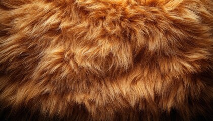 Wall Mural - Ginger Cat Fur Texture Close Up Shot
