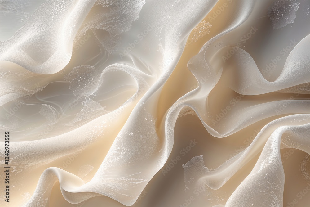 Sublime Ivory Gradient Background with Refined Texture and Ethereal ...