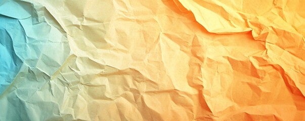 Poster - Abstract background showing a crumpled paper surface with colorful gradient