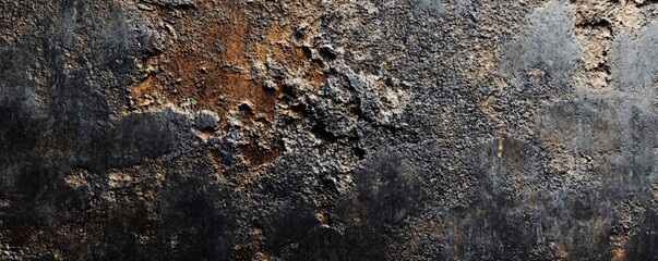 Aufkleber - Rusted metal surface showing corrosion and roughness