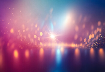 Aufkleber - Grainy, abstract gradient background in shades of blue, pink, and purple.