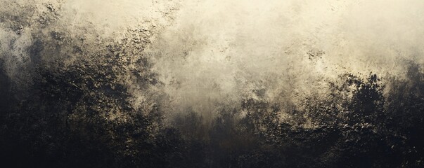 Aufkleber - Abstract gold black and white textured wall background with copy space