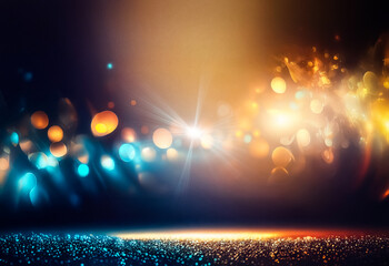 Poster - abstract gradient background with a grainy, blurry texture.