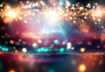 Poster - Abstract grainy background design with a gradient of red, blue, and purple.