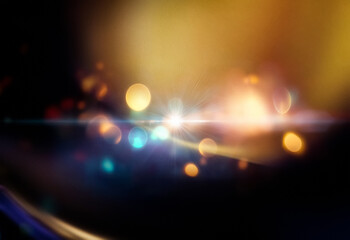 Aufkleber - A grainy abstract design with a blurred gradient background.