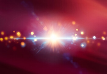 Leinwandbilder - Grainy abstract design with a pink and red gradient background.