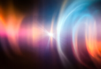 Leinwandbilder - A grainy abstract background with a subtle gradient from dark blue to purple.