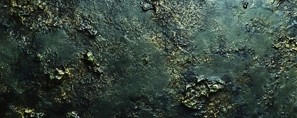 Aufkleber - Dark green abstract textured background showing rough surface