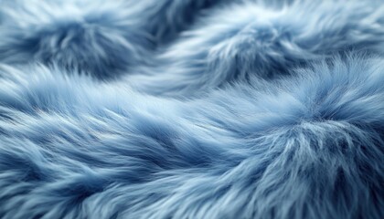 Wall Mural - Soft Blue Fur Texture Abstract Background