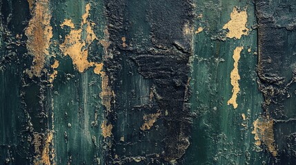Aufkleber - Old weathered painted metal surface showing signs of corrosion