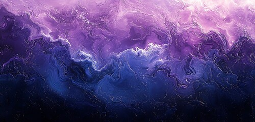 Wall Mural - step into a world of mystery with a purple, black, and blue dark glowing grainy gradient background.