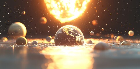 Astrology and astronomy are concerned with the Earth, outer space, and the solar system, which includes planets such as Mars, located within the Milky Way galaxy