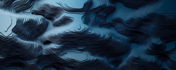 Wall Mural - vector illustration of a topographic map, showing intricate geography grid patterns for a sophistica