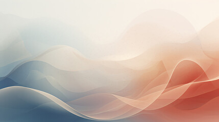 Poster - Abstract desktop background with muted beige and blue colors, perfect for presentation banners and displays.

