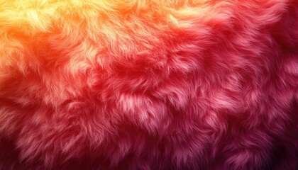 Wall Mural - Warm Colored Fur Texture Background Image