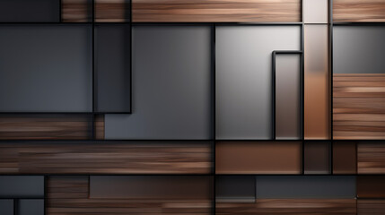 Poster - An abstract wallpaper with brown and black tones, perfect for minimal presentations and digital displays.

