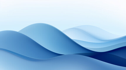 Leinwandbilder - A blue monochrome 2D flat line art background, offering a minimalistic and modern tech design.


