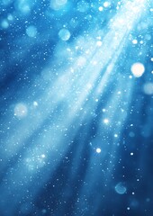 Wall Mural - white and blue abstract background shining with bright light, featuring a grainy noise texture and a