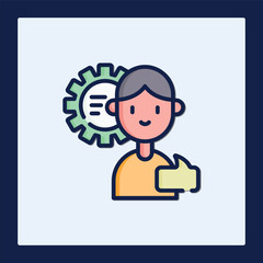 Poster - Consultant Icon:  Strategic Guidance and Expertise