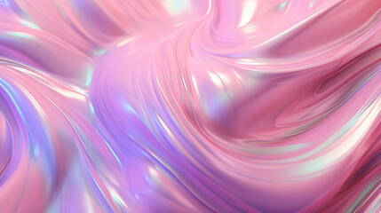 Aufkleber - Iridescent, shimmery, glossy, and creamy pastel background, perfect for presentation displays and technology banners.

