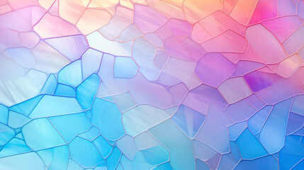 Leinwandbilder - Iridescent white and pastel pink background, perfect for presentation displays and technology banners.

