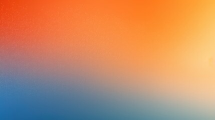 Poster - Vibrant Blue and Orange Gradient Background Perfect for Modern Designs and Artistic Projects Featuring Smooth Transitions and Soft Textures