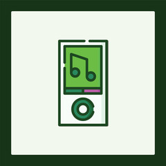 Poster - Modern Music Player App Icon Design
