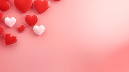 Poster - A simple pink and red background, perfect for Valentine's Day-themed designs and presentations.

