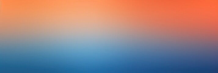 Wall Mural - Smooth Blue and Orange Gradient Background with Soft Color Transitions for Modern Design and Multimedia Projects